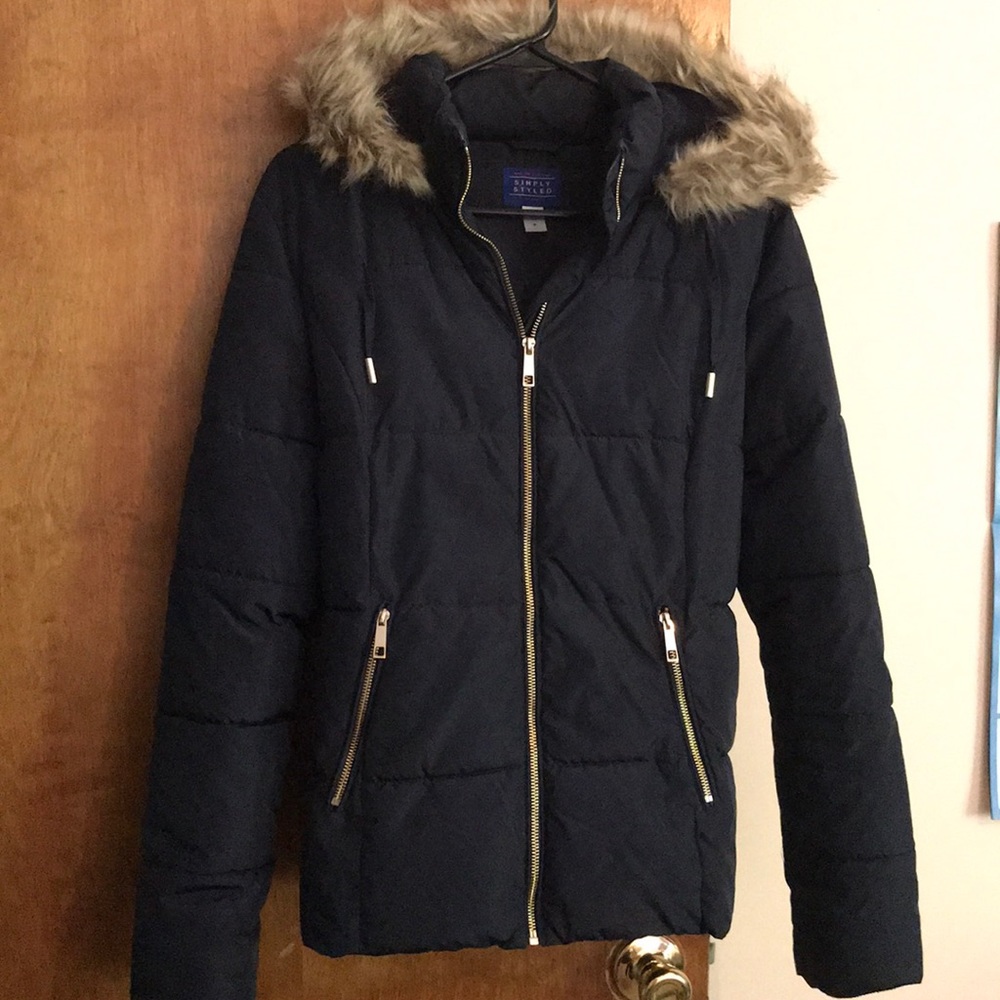 Faux fur jacket